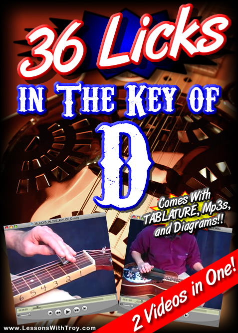 36 Licks In The Key Of D for Dobro®