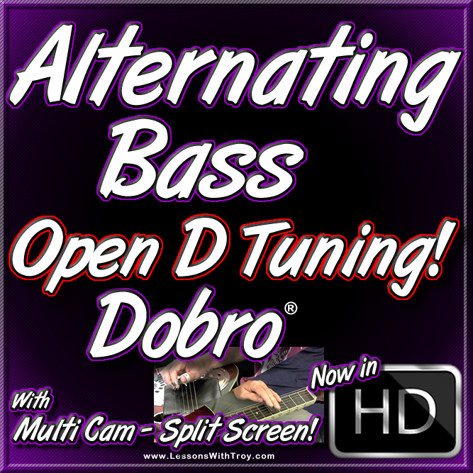 Alternating Bass - Open D Tuning