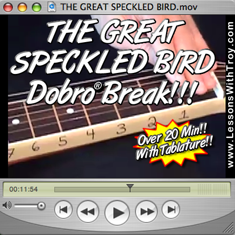 Great Speckled Bird - Dobro® Bluegrass Song