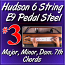 #3 - Hudson Pedal Steel Basics - Major, Minor, Dom 7th Chords