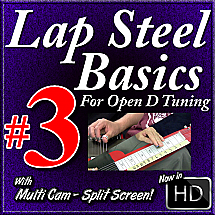 Lap Steel Basics - Vol. 3 - SLOW BLUES IN D