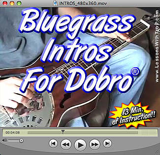 Bluegrass Intros for Dobro® - Volume #1