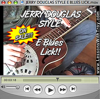 E Blues Licks - Jerry Douglas Style
