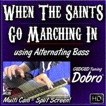WHEN THE SAINTS GO MARCHING IN - using Alternating Bass