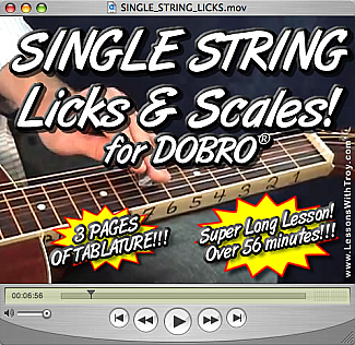 Single String Scales and Licks for the Dobro®