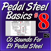 #08 - PEDAL STEEL BASICS - C6 Sounds For E9 Pedal Steel