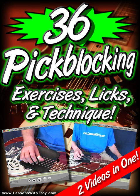 36 Pickblocking Exercises, Licks, & Technique for Dobro®