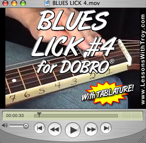 Blues Lick #4 for Dobro®