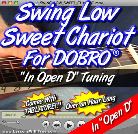 Swing Low Sweet Chariot - "Open D Tuning" - Gospel Tune for Dobro®