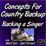 Concepts for Country Backup - Backing a Singer on Dobro