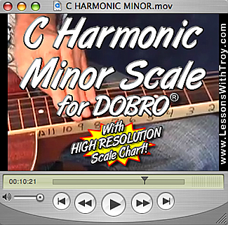 C Harmonic Minor Scales for Dobro®