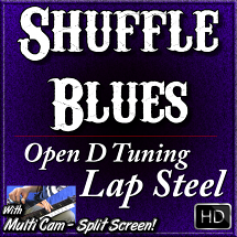 SHUFFLE BLUES - Open D Lap Steel