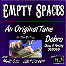 EMPTY SPACES - an original tune for Dobro in Open G Tuning