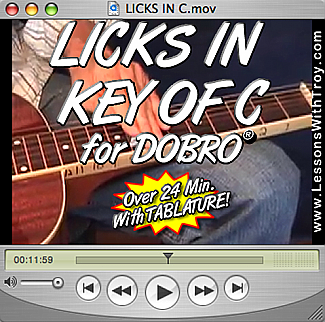 Licks in the Key of C for Dobro®