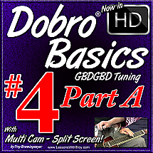 DOBRO® BASICS VOLUME #4 - PART A - Your First Songs + Technique!